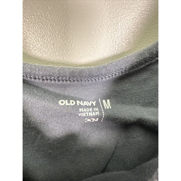 Old Navy Tank Top Womens M Babydoll Butterfly Gray‎ Purple Pink Y2K Cotton - Picture 3 of 8